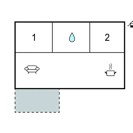 Apartment Gemütliche 2-zimmer-wohnung In